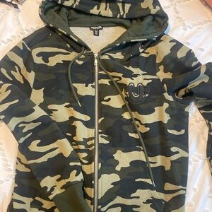 Women True Religion zipper sweater size Medium